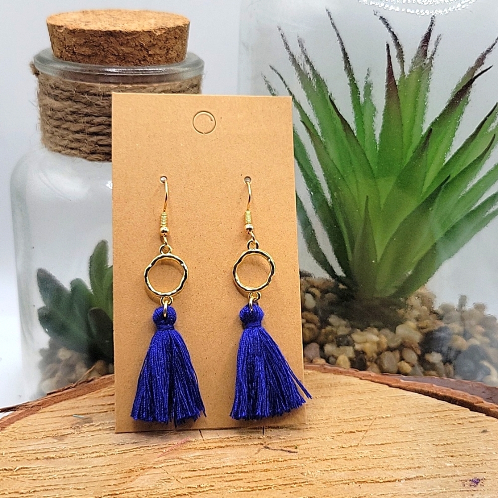 2/$12 tassle earrings